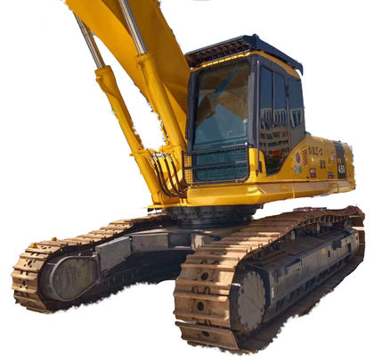 Excavateur PC450 Komatsu d'occasion avec capacité de seau de 2M3 et soupape hydraulique d'origine