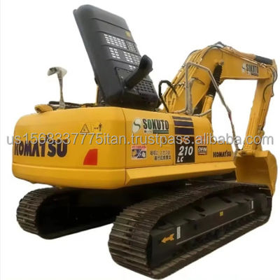 2023 Année Komatsu PC210 Excavator avec 1,5M3 capacité de seau et soupape hydraulique originale