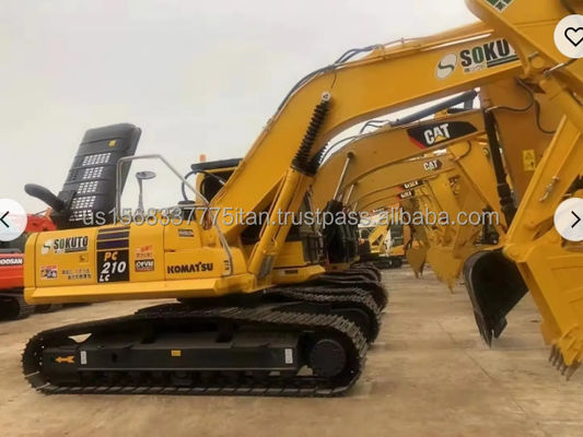 2023 Année Komatsu PC210 Excavator avec 1,5M3 capacité de seau et soupape hydraulique originale