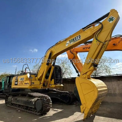 Excavateur Komatsu de 30 tonnes PC300-7 PC300-8 Excavateur d'occasion avec soupape hydraulique d'origine