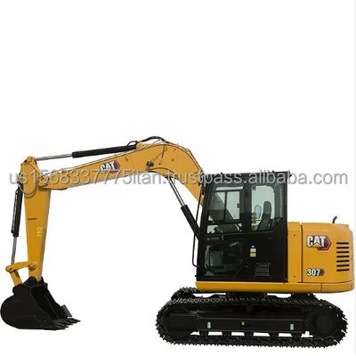 Excavatrice miniature CAT307E parfaite avec vanne hydraulique d'origine et peu d'heures de travail