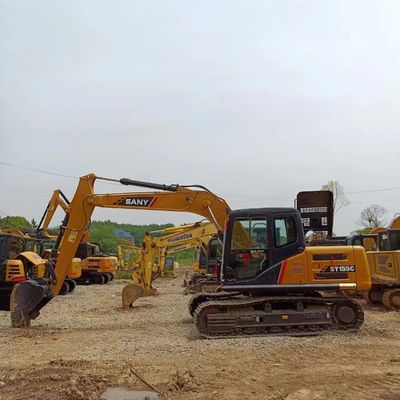 Excavateur SANY SY215C avec pompe hydraulique d'origine 15000 kg Poids de la machine prêt à être expédié