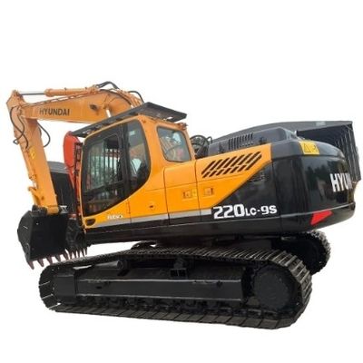 Excavateur Hyundai 220LC-9S Excavateur à rouleaux grand usage par cylindre hydraulique d'origine
