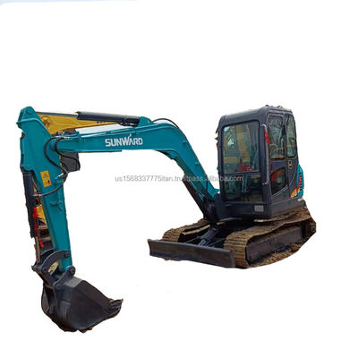 Excavateur SWE 60E de 6 tonnes d'occasion en bon état avec cylindre hydraulique original