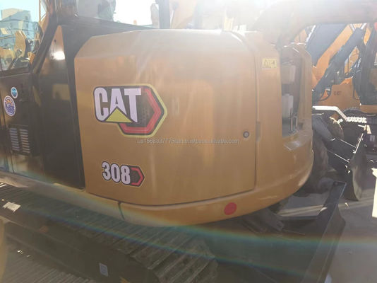 Catégorie 308 Excavateur avec soupape hydraulique d'origine Utilisé Caterpillar 7760 KG Poids de la machine