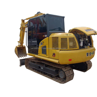 Shanghai utilisé excavateur Komatsu PC100 machine de creusement 10 tonnes de poids de fonctionnement pour votre