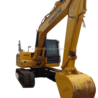 Comatsu PC120 Excavateur d'occasion 12 tonnes Excavateur hydraulique Machine à ramper Poids 6000 kg
