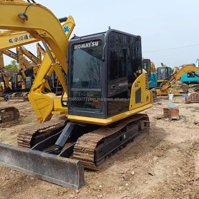 Excavateur d'occasion de Shanghai Komatsu PC100 10 tonnes Poids de fonctionnement Cylindre hydraulique d'origine