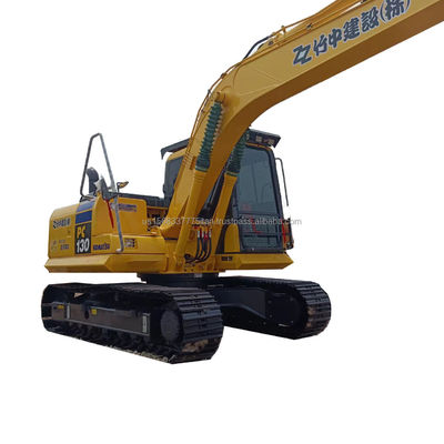 Excavatrice japonaise Komatsu PC130 d'origine avec une capacité de seau de 0,48 M3 et de faibles heures de travail