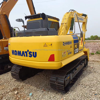 Excavatrice japonaise Komatsu PC130 d'origine avec une capacité de seau de 0,48 M3 et de faibles heures de travail