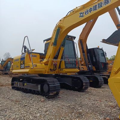 Excavatrice japonaise Komatsu PC130 d'origine avec une capacité de seau de 0,48 M3 et de faibles heures de travail