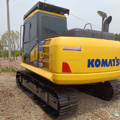 Excavatrice japonaise Komatsu PC130 d'origine avec une capacité de seau de 0,48 M3 et de faibles heures de travail