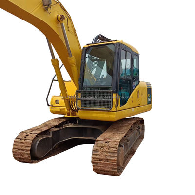 Excavateur d'occasion Komatsu PC160 Excavateur à rouleaux de 16 tonnes avec cylindre hydraulique d'origine