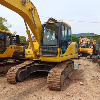 Excavatrice hydraulique utilisée Komatsu PC160 Excavatrice à rampe de 16 tonnes avec 0-2000 heures de travail