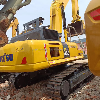 Excavatrice utilisée Komatsu PC450-7 avec capacité de seau 2M3 et soupape hydraulique d'origine