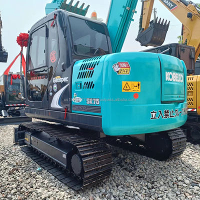 Cylindre hydraulique d'origine Excavateur Kobelco utilisé SK75 8Ton Capacité de seau 0,5M3