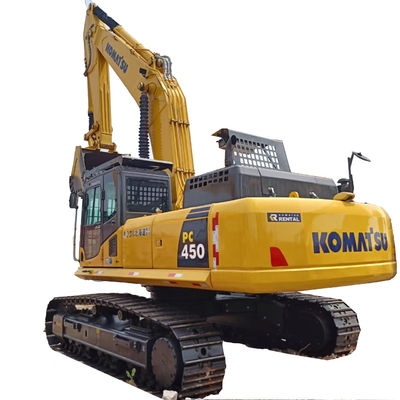 Excavateur japonais de 45 tonnes utilisé Komatsu PC450 avec vanne hydraulique d'origine
