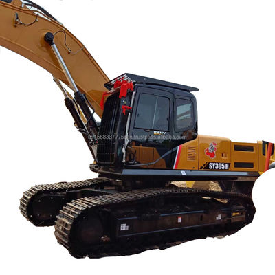 Excavateur SANY SY305H avec capacité de seau de 1,8 M3 et cylindre hydraulique d'origine