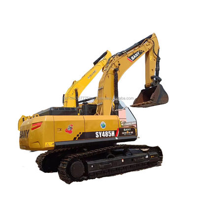 Sany SY485H Excavateur à rouleaux avec capacité de seau de 2,23 m3 et soupape hydraulique d'origine