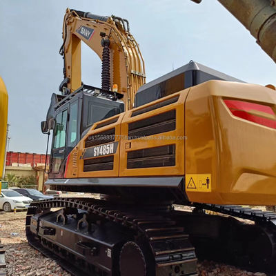 Sany SY485H Excavateur à rouleaux avec capacité de seau de 2,23 m3 et soupape hydraulique d'origine