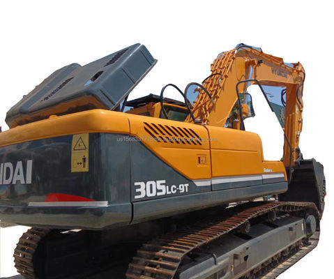 Hyundai 305LC-9T Modèle 30 tonne 305 Excavateur à rampe de Corée Excavateur d'occasion Harga