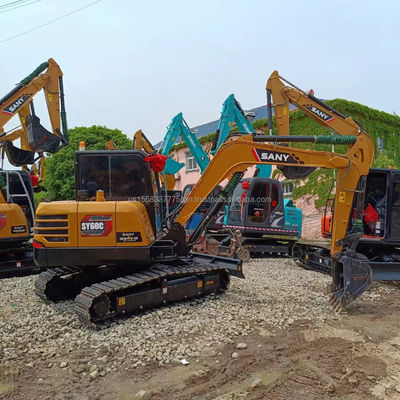 Excavateur Sany SY60C 6TON Poids de fonctionnement Faible temps de travail et excellentes performances