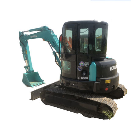Excavateur Kobelco SK55SR avec une bonne performance dans les 0-2000 heures de travail