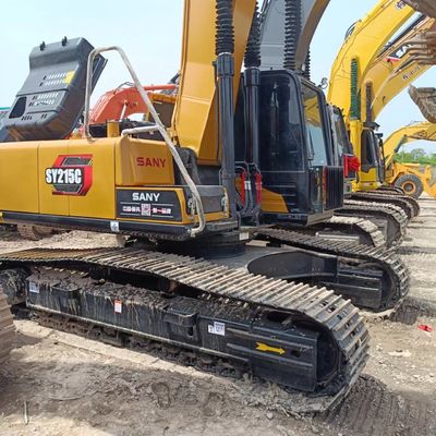 Excavateur à rouleaux Sany SY215C avec excavateur et cylindre hydraulique Sany 215 d'origine