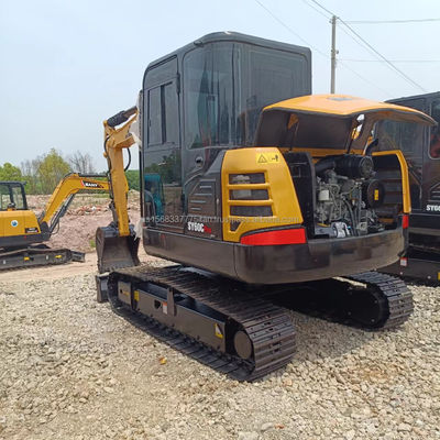 Excavateur Sany SY60C d'occasion avec une capacité de seau de 0,28 M3 et un poids de machine de 6000 kg