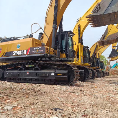 Sany SY485H Excavatrice à rampe avec une capacité de seau de 2,23 m3 et une pompe hydraulique originale