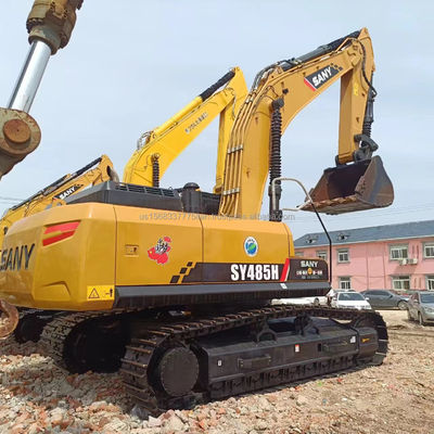 Sany SY485H Excavatrice à rampe avec une capacité de seau de 2,23 m3 et une pompe hydraulique originale