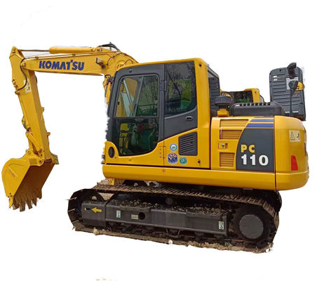 Excavateur PC110 original de Komatsu avec une capacité de seau de 0,6 M3 et un poids de fonctionnement de 11 tonnes