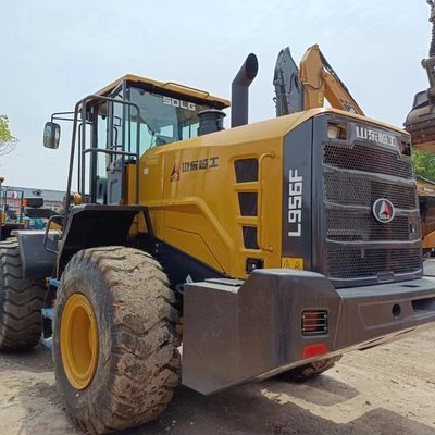 20 tonnes de poids de fonctionnement Chargeur Lingong 956F d'occasion avec moteur Weichai original