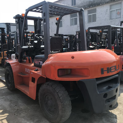 Grande performance, chariot élévateur à héliport d'occasion de 7 tonnes et moteur diesel