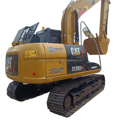CAT 312D2GC Excavateur d'occasion 13000 kg Machine de construction à rampe pour conditions difficiles
