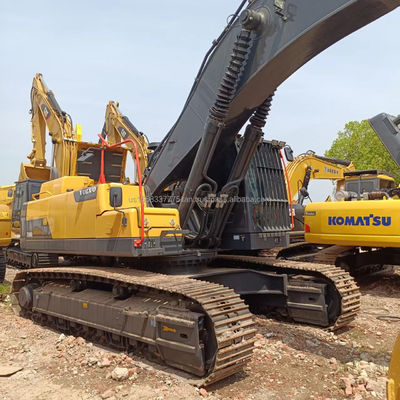 Excavateur VOLVO EC480DL d'occasion avec capacité de seau de 3,8 M3 et cylindre hydraulique d'origine