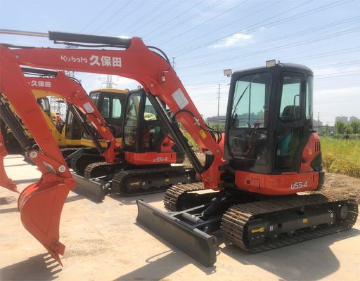 25 kw Kubota KX U55 Chine Petit micro creuseur EPA Tonne 5,5 tonnes mini-excavatrice