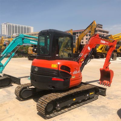 Excavateur 90% Kubota KX U55 avec cylindre hydraulique d'origine et peu d'heures de travail
