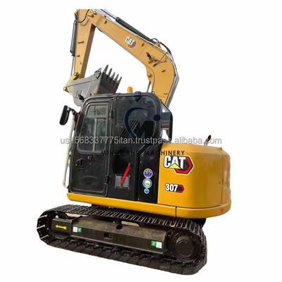 Excavateur d'occasion CAT 307 en excellent état avec cylindre hydraulique d'origine