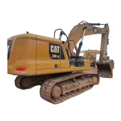 Excavateur CAT 349 de Caterpillar d'occasion avec une capacité de seau de 1,8 m3 et peu de temps de travail
