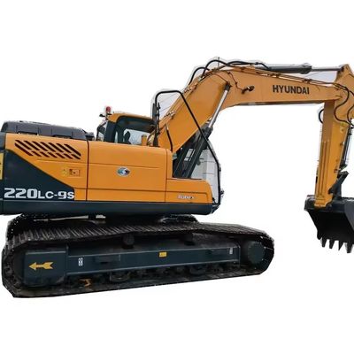 Excavateur Hyundai 220 220LC-9S d'occasion avec une pompe hydraulique d'origine de 1,5 M3