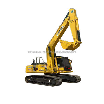 Le Japon utilise une excavatrice Komatsu PC220 avec une pompe hydraulique d'origine et une capacité de 22 tonnes