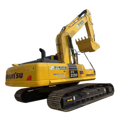 Ventilateur hydraulique original Komatsu PC220 Excavator de seconde main 0-2000 heures de travail maintenant