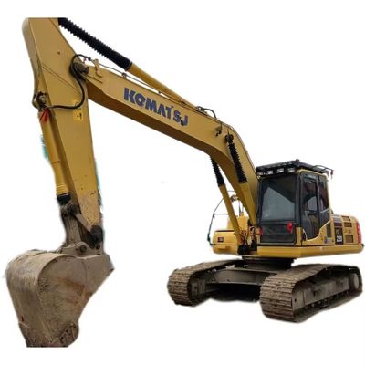 Excavatrice utilisée Komatsu PC220 certifiée CE EPA avec 119 kW de puissance et 22000 kg de poids