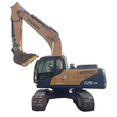 Excavateur Hyundai 220LC-9S d'occasion de 2022 avec pompe hydraulique d'origine et moteur Ce