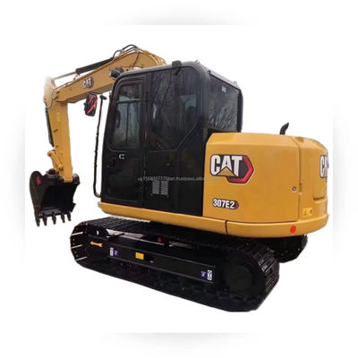 Pompes hydrauliques d'origine 0,8m3 Capacité de seau Japon Excavateur à rampe CAT 307E2 utilisé