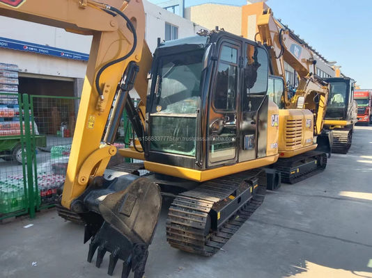 Pompes hydrauliques d'origine 0,8m3 Capacité de seau Japon Excavateur à rampe CAT 307E2 utilisé