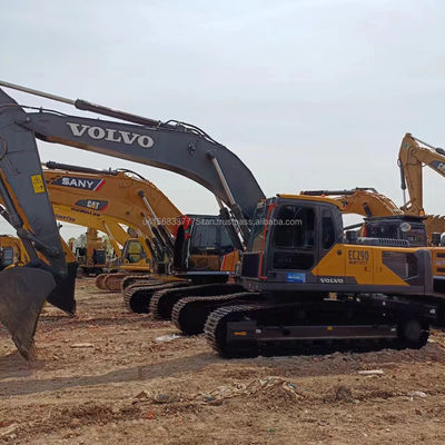 Excavateur VOLVO d'occasion de 29 tonnes Excavateur VOLVO EC290 avec cylindre hydraulique d'origine