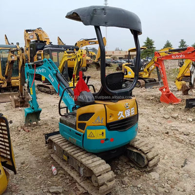 Excavateur KUBOTA KXU17 utilisé dans les ateliers de matériaux de construction avec moteur et roulement durable