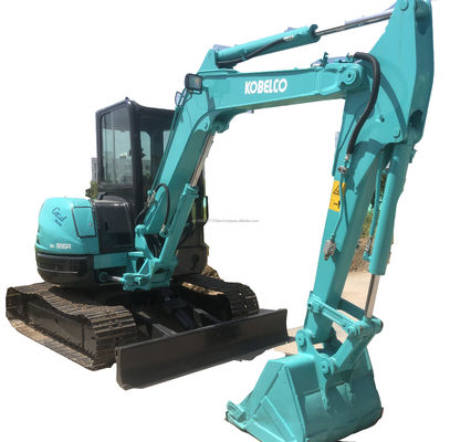 Bonne performance 6TON utilisé Kobelco SK55SR Excavateur machine de construction hydraulique